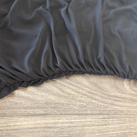 Windsor Flouncin' Around Strapless Ruffle Mini Dress Black XS NEW - Picture 5 of 5